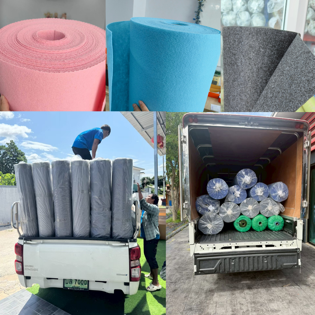 พรมอัดเรียบ 1.5x25m